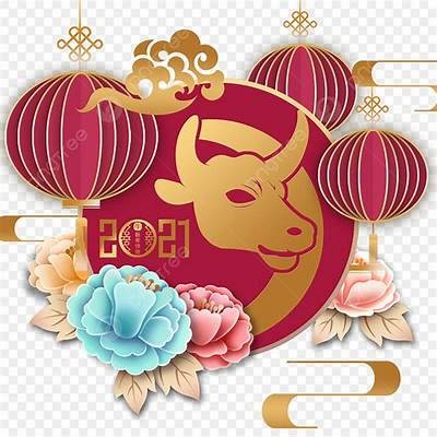 Fortune Ox PNG Images for Celebrating Lunar New Year and Prosperity Themes
