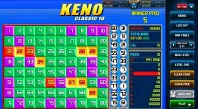 Online Keno Real Money United States No Deposit - Play for Free