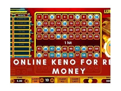 Online Keno Real Money United States No Deposit - Play for Free
